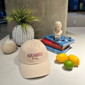 Aquarius baby baseball cap